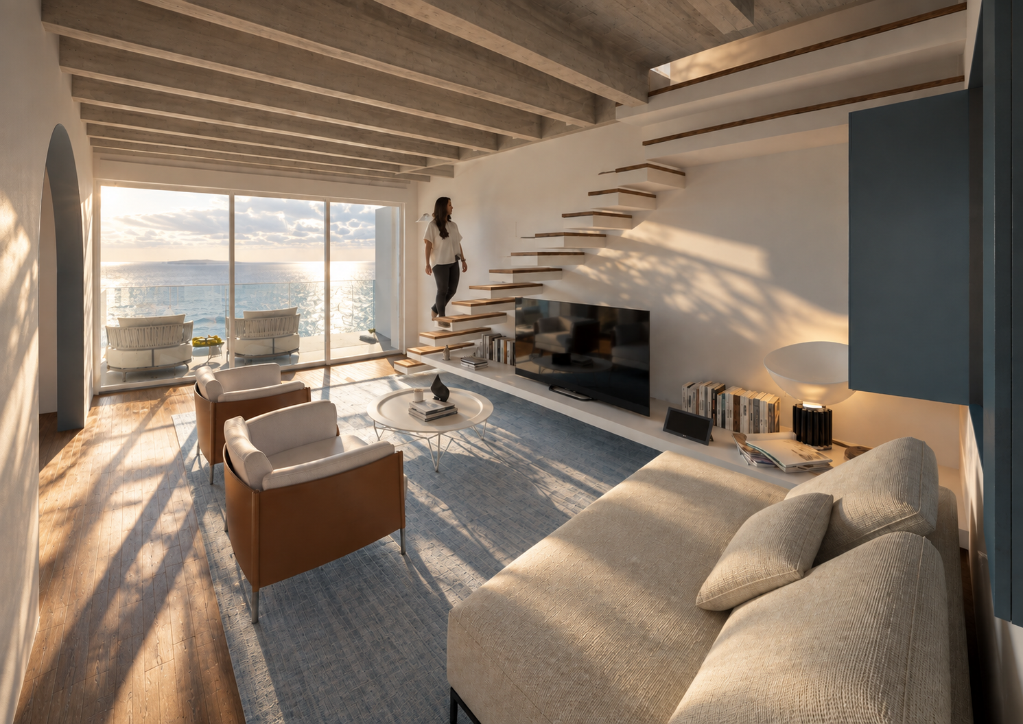 BV7 – living room, sea view