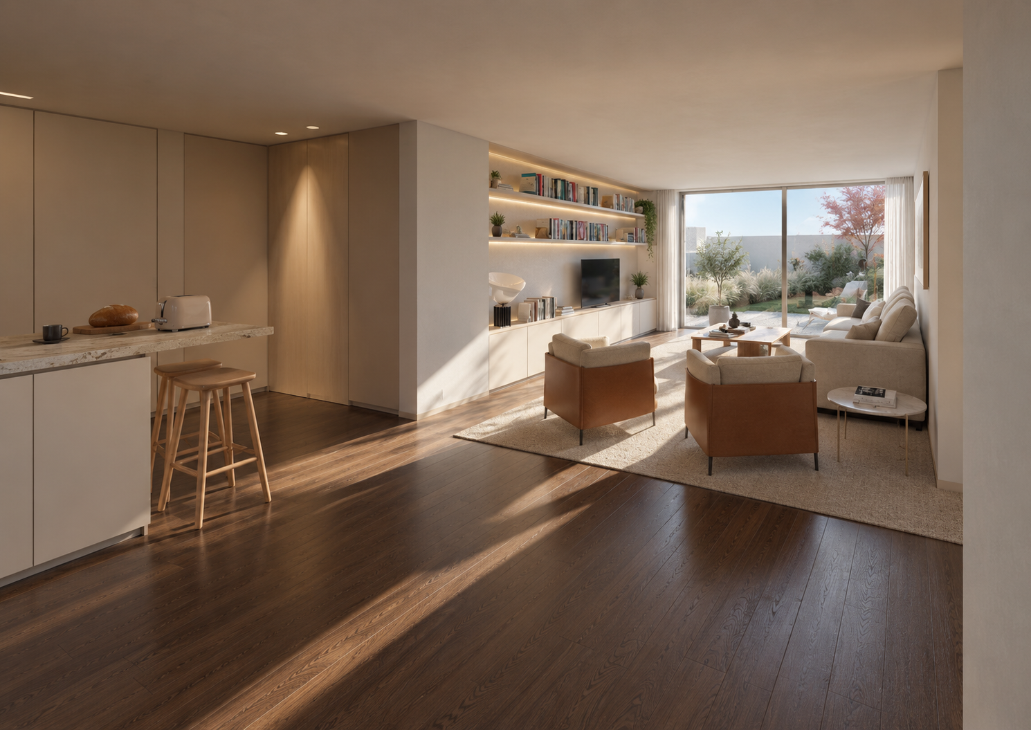 AM294 – living room and kitchen