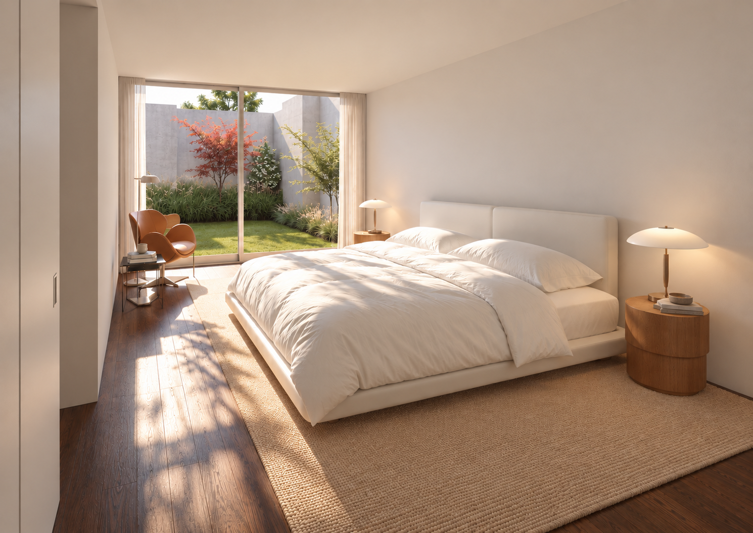AM294 – bedroom overlooking the garden